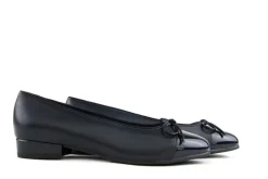 Ballerina's | Loafers / Instappers^Ara Ballerina Bari Blauw Leer Lak