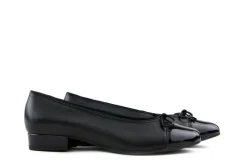 Ballerina's | Loafers / Instappers^Ara Ballerina Bari Zwart Leer Lak