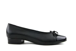 Ballerina's | Loafers / Instappers^Ara Ballerina Bari Zwart Leer Lak