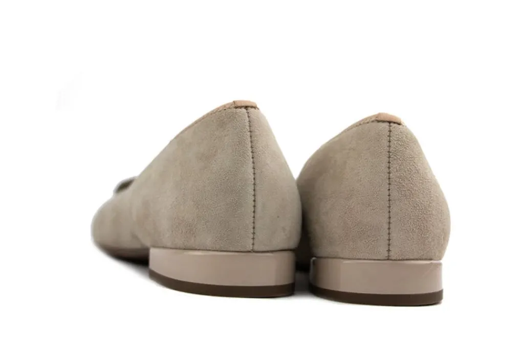 Ballerina's | Loafers / Instappers^Ara Ballerina Sand Suede