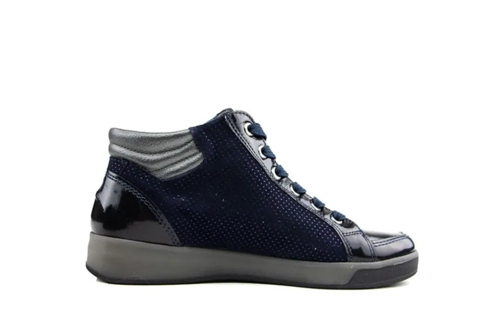 Sneakers^Ara Hoge Sneaker Blau Puntikid