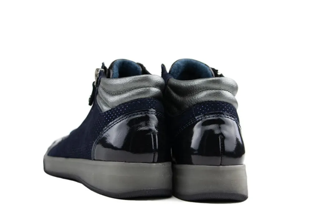 Sneakers^Ara Hoge Sneaker Blau Puntikid