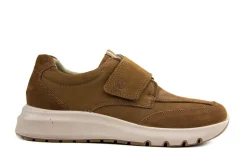 Klittenbandschoenen^Ara Klittenband Sneaker Cognac Tabacco