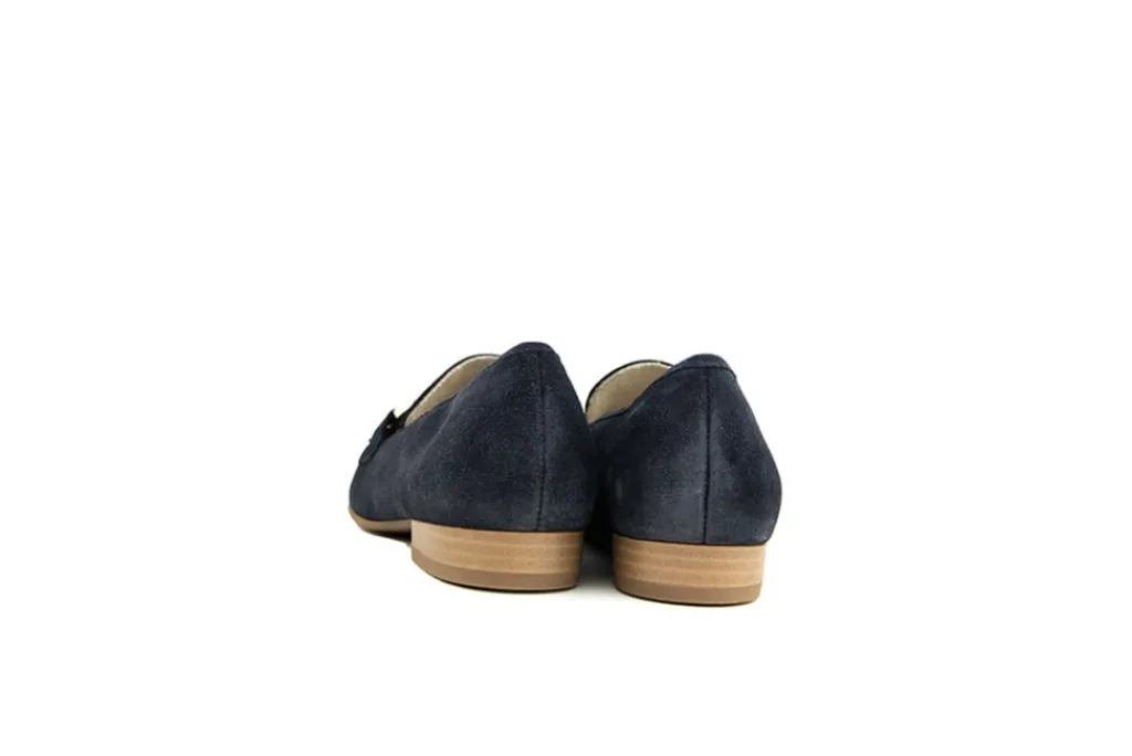 Loafers / Instappers | Instappers^Ara Loafer Bit Blau Kalbvelour