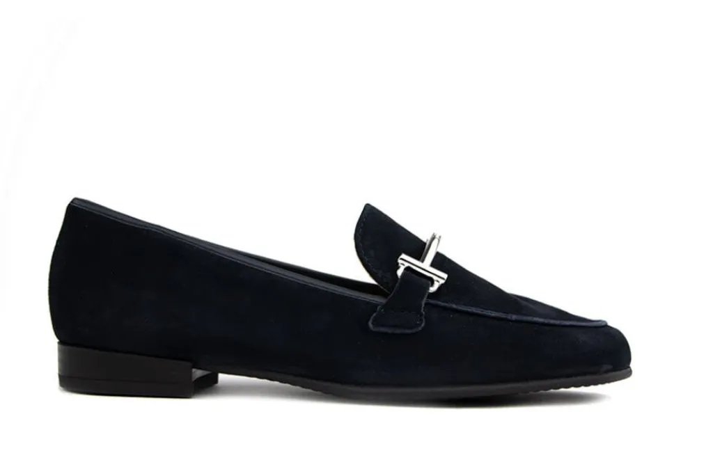 Instappers | Loafers / Instappers^Ara Loafer Bit Blau Suede
