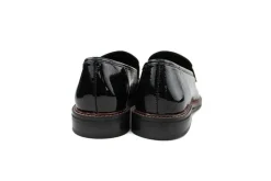 Instappers | Loafers / Instappers^Ara Loafer Ketting Schwarz Lack