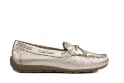 Mocassins | Loafers / Instappers^Ara Loafer Perth Metallic Platin