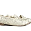 Loafers / Instappers^Ara Loafer Platin Metallic Vlecht