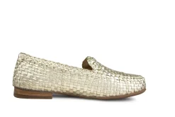 Loafers / Instappers^Ara Loafer Platin Metallic Vlecht