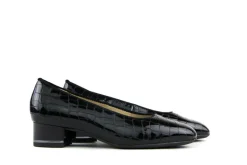 Pumps^Ara Pump Graz Schwarz Croco Lak