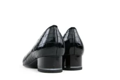 Pumps^Ara Pump Graz Schwarz Croco Lak