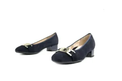Pumps^Ara Pump Ketting Blue Suede
