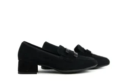 Pumps | Wijdte H^Ara Pump Schwarz Samtchevro