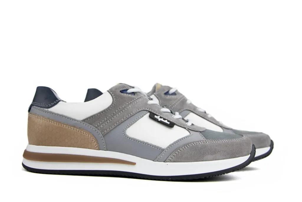 Sneakers^Australian Sneaker Clint White Grey Beige