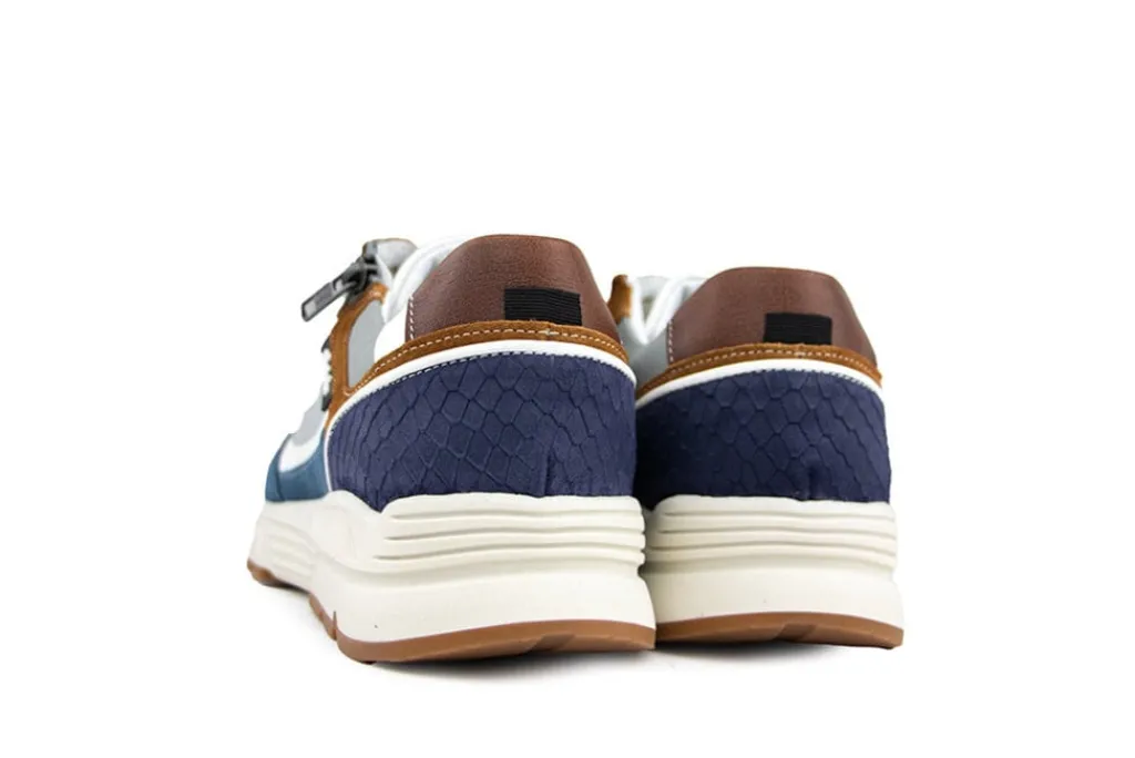 Sneakers^Australian Sneaker Connery H Grey Blue Tan