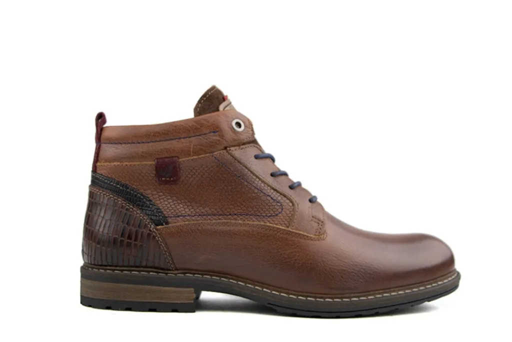 Veterboots En Bikerboot^Australian Veterboot Conley Cognac Burgundy