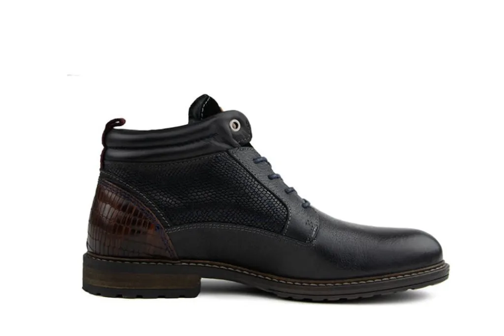 Veterboots En Bikerboot^Australian Veterboot Conley Black Burgundy