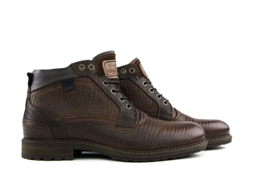 Veterboots En Bikerboot^Australian Veterboots Montenero Brown