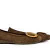 Ballerina's | Loafers / Instappers^Gabor Ballerina Gesp New Whisky Samtchevreau