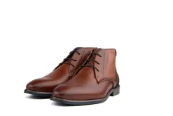 Hoge Veterschoenen | Nette Schoenen^Berkelmans Hoge Veter Alastaro Cognac Calf