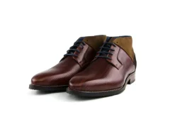 Hoge Veterschoenen | Nette Schoenen^Berkelmans Hoge Veterschoen Imola Sibilo Cognac
