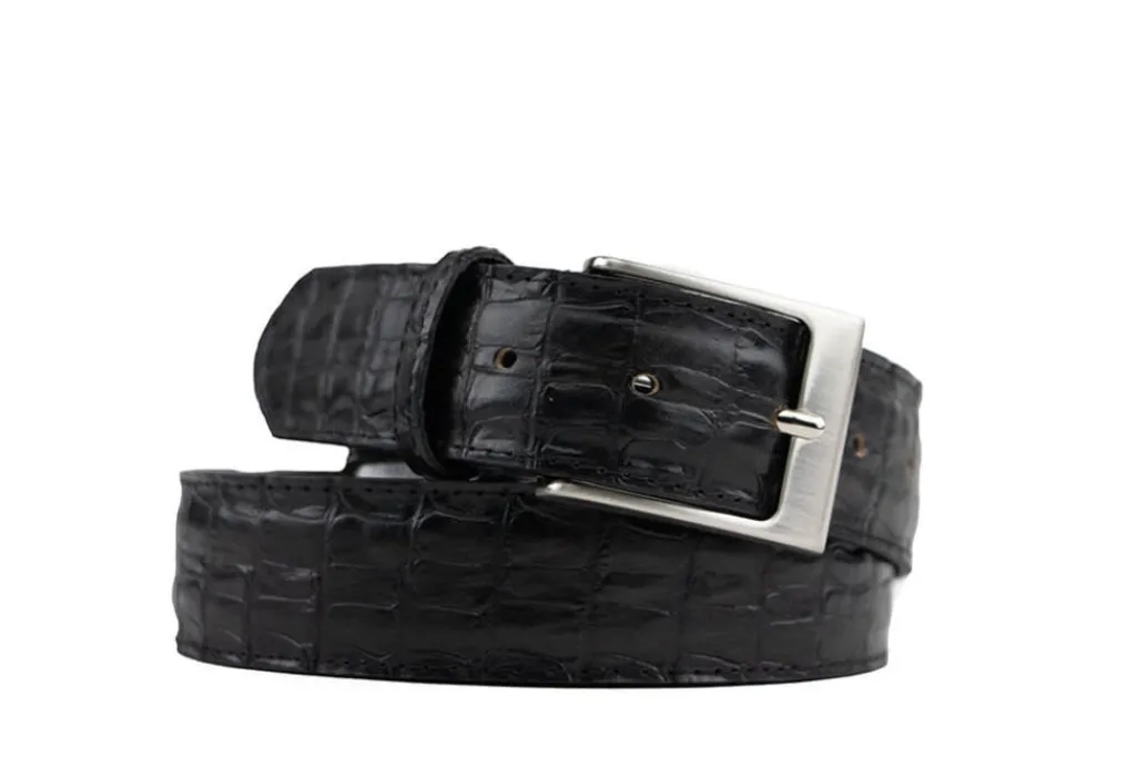 Herenaccessoires | Riemen^Berkelmans Riem Black Brown Kroko Creste