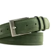 Riemen | Herenaccessoires^Berkelmans Riem Hedge Green Suede