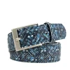 Riemen | Herenaccessoires^Berkelmans Riem Navy Print