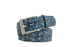 Riemen | Herenaccessoires^Berkelmans Riem Navy Print