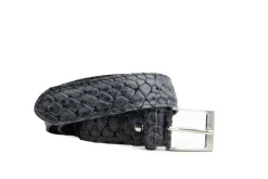 Riemen | Herenaccessoires^Berkelmans Riem Reptile Black Grey Zulu