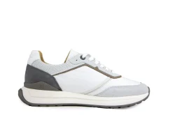 Sneakers^Berkelmans Sneaker Hondo White Calf Grey Suede