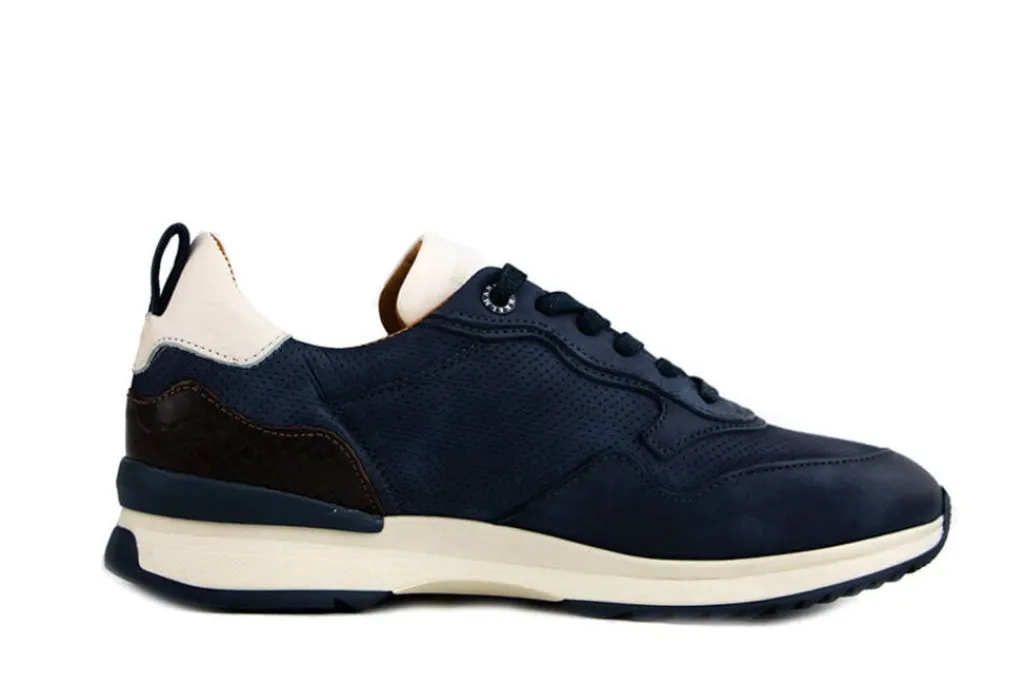 Sneakers^Berkelmans Sneaker Kyalami Navy Nubuck
