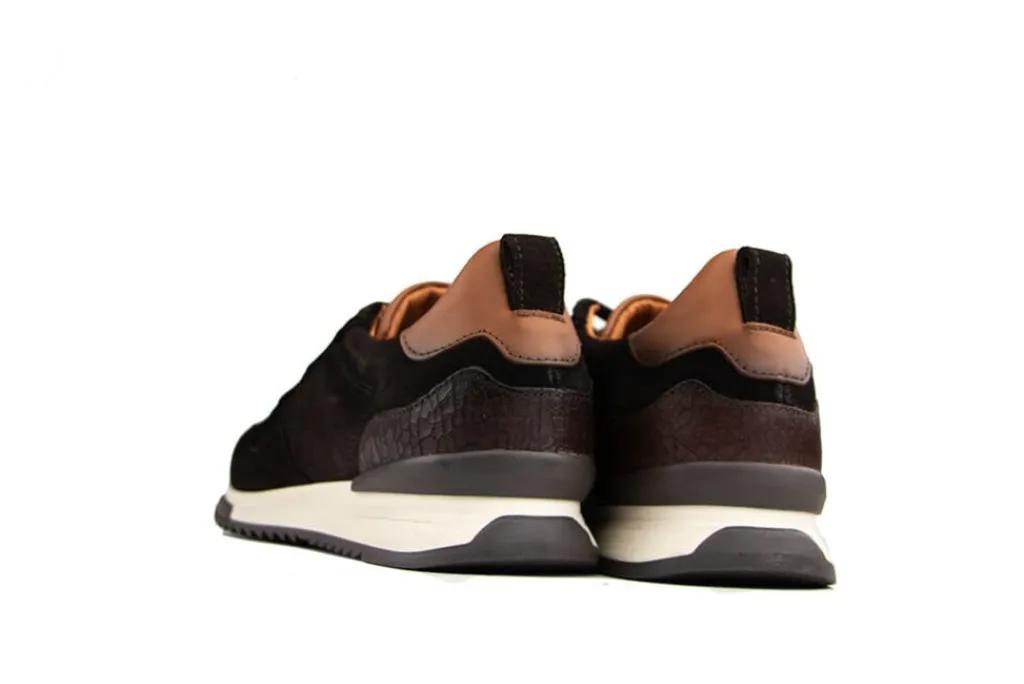 Sneakers^Berkelmans Sneaker Kyalami Dark Brown Suede