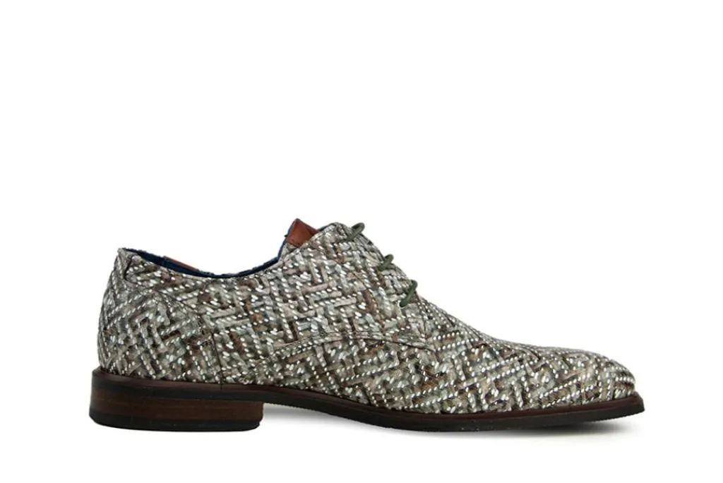 Veterschoenen | Nette Schoenen^Berkelmans Veter Arcos Brown Print