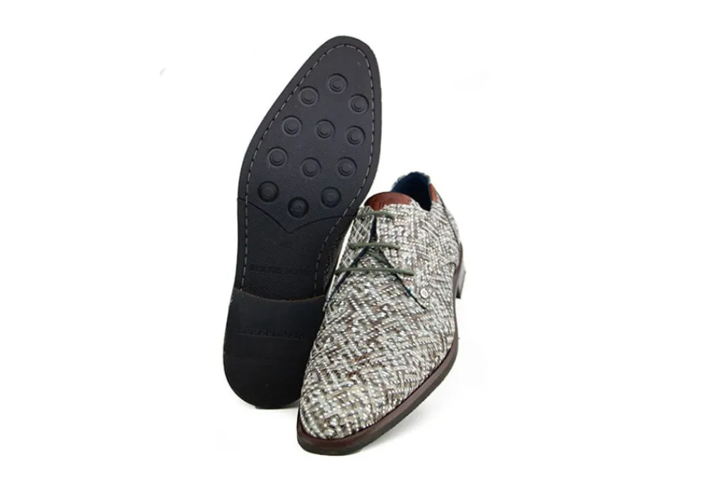 Veterschoenen | Nette Schoenen^Berkelmans Veter Arcos Brown Print