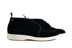 Veterboots En Bikerboot^Berkelmans Veterboot Jerez Navy Suede