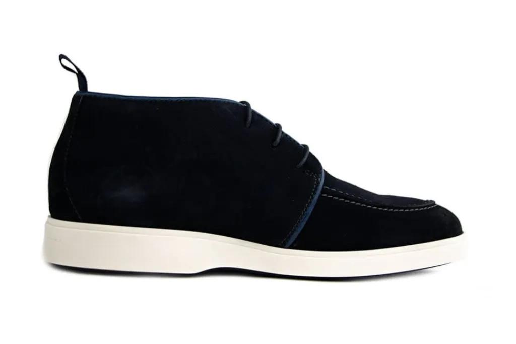Veterboots En Bikerboot^Berkelmans Veterboot Jerez Navy Suede