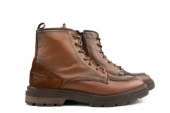 Veterboots En Bikerboot^Berkelmans Veterboot Riga Cognac Grain