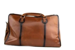 Herenaccessoires | Tassen^Berkelmans Weekender Cognac Calf