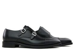 Gespschoenen | Nette Schoenen^Berwick Gesp Boxcalf Black