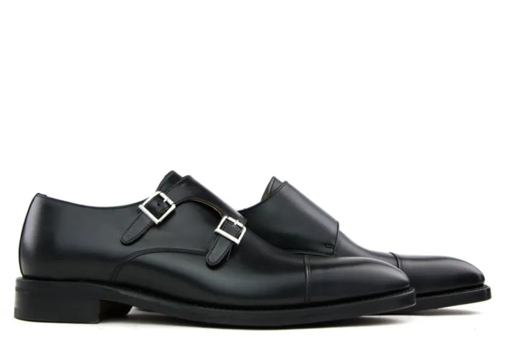 Gespschoenen | Nette Schoenen^Berwick Gesp Boxcalf Black