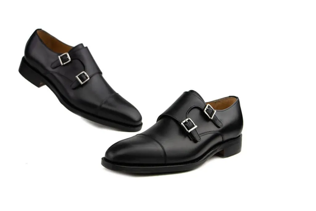 Gespschoenen | Nette Schoenen^Berwick Gesp Boxcalf Black