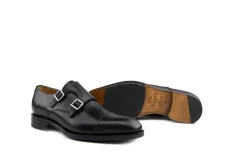 Gespschoenen | Nette Schoenen^Berwick Gesp Boxcalf Black