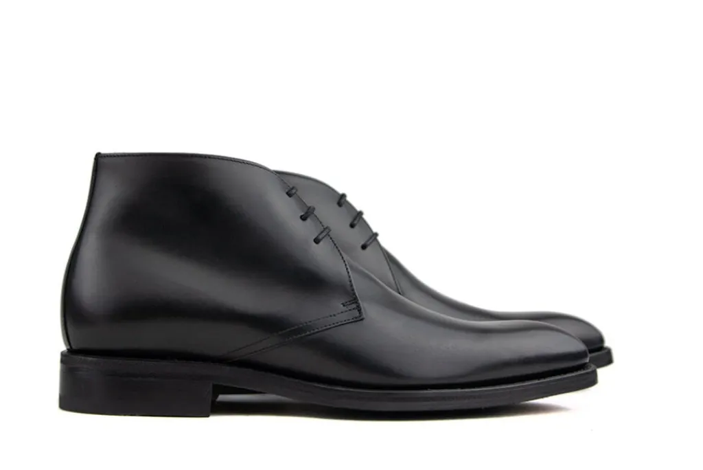 Hoge Veterschoenen | Nette Schoenen^Berwick Hoge Veter Boxcalf Black