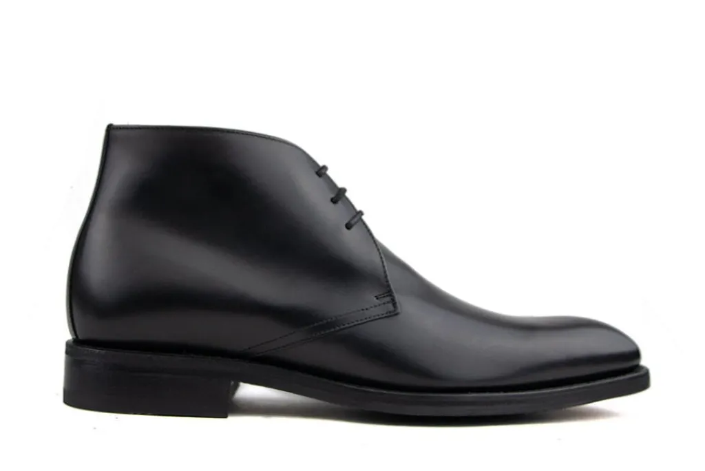 Hoge Veterschoenen | Nette Schoenen^Berwick Hoge Veter Boxcalf Black