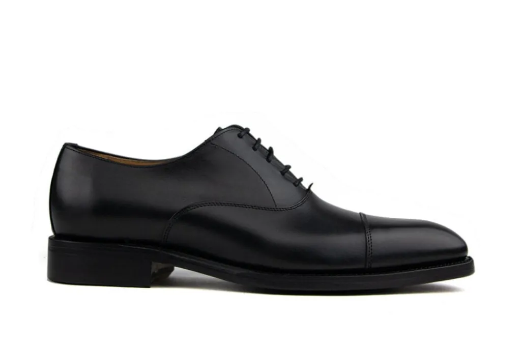 Veterschoenen | Nette Schoenen^Berwick Veter Boxcalf Black Neus