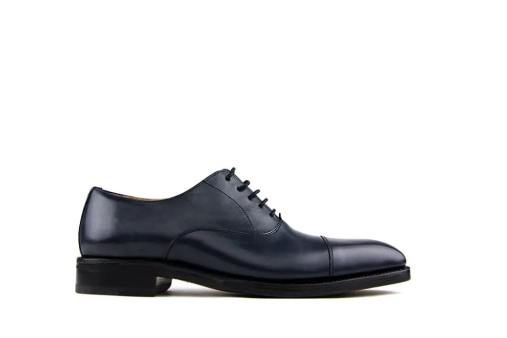 Veterschoenen | Nette Schoenen^Berwick Veter Boxcalf Navy