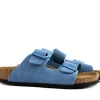 Slippers | Sandalen En Slippers^Birkenstock Arizona Elemental Blue Suede Narrow