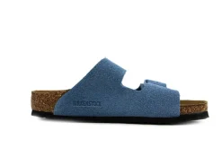 Slippers | Sandalen En Slippers^Birkenstock Arizona Elemental Blue Suede Narrow