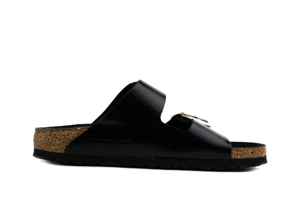 Slippers | Sandalen En Slippers^Birkenstock Arizona Leather Patent High Shine Black Narrow